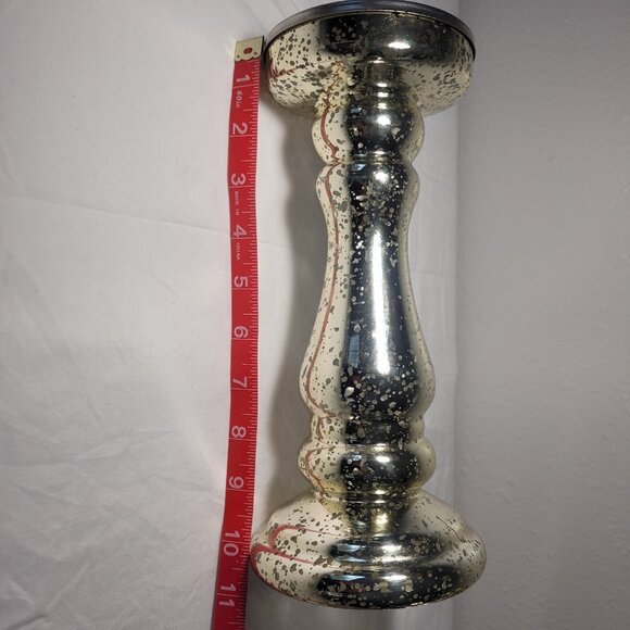 Golden Mercury Glass Pedestals – Set of 3 - Picture 3 of 4